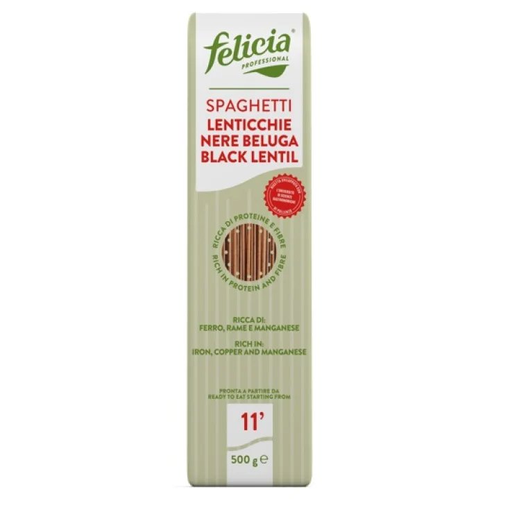 Spaghetti Lenticchie Nere Felicia® 500g