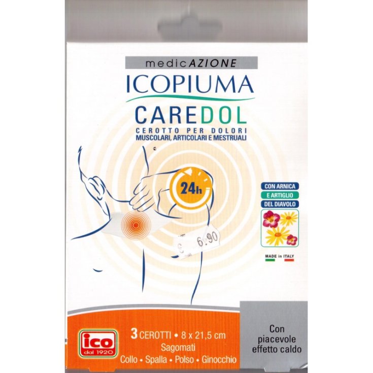 ICOPIUMA CAREDOL Collo/Spalla 3 Cerotti 8X21,5cm
