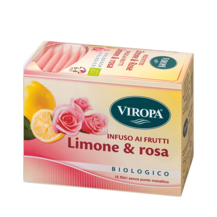 Limone & Rosa Infuso ai Frutti Viropa 15 Bustine filtro