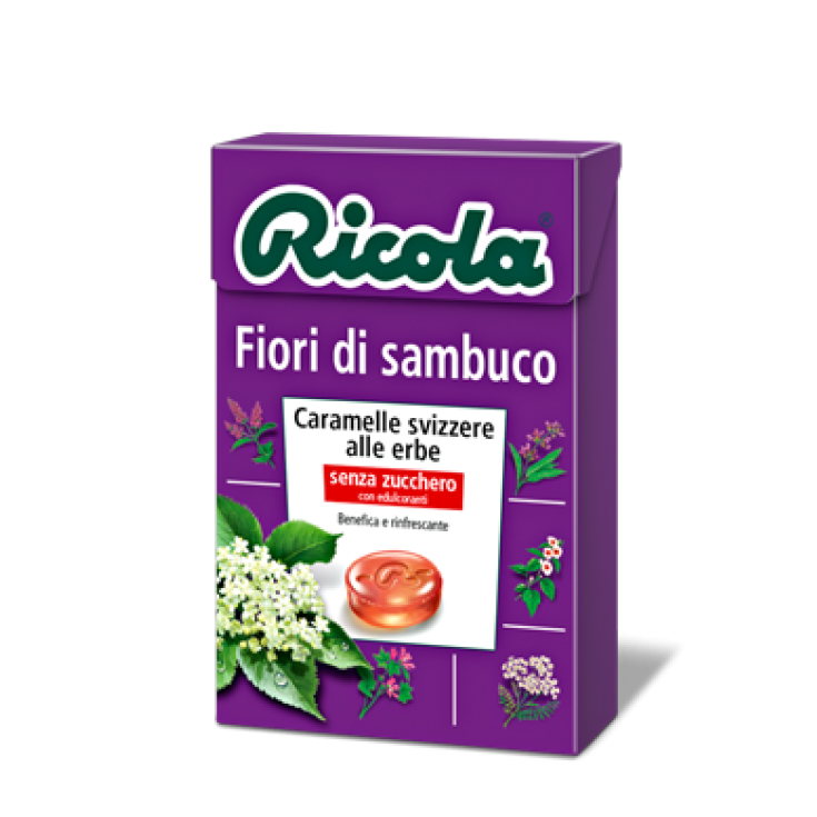 Ricola Fiori Sambuco Caramelle Senza Zucchero 50g