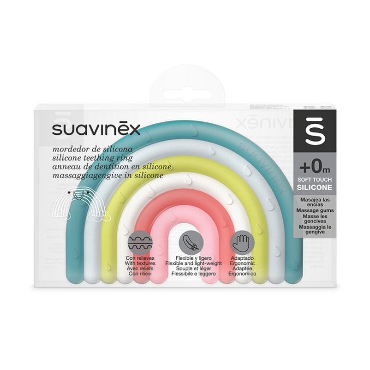 Massaggiagengive In Silicone Arcobaleno Suavinex 1 Pezzo