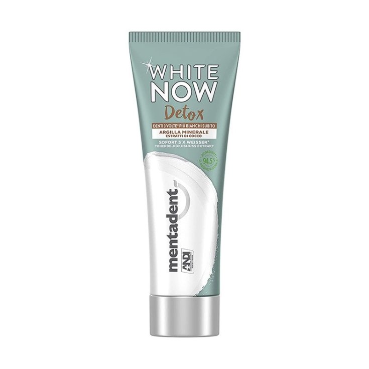 White Now Detox Dentifricio Mentadent 75ml