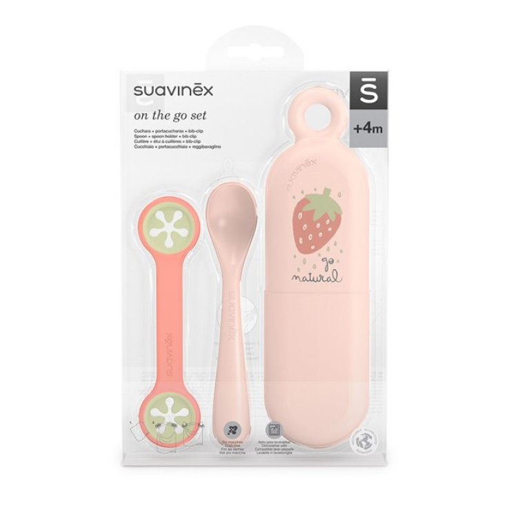 Set Portaposate On The Go Fragola Suavinex 1 Set