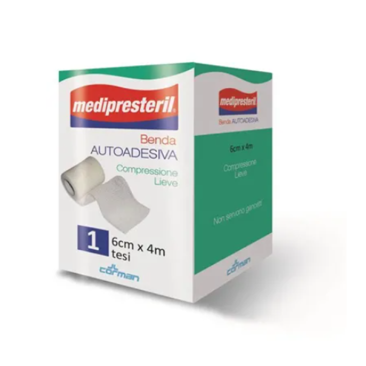 Medipresteril Benda Autoadesiva 6x4cm Corman 1 Pezzo