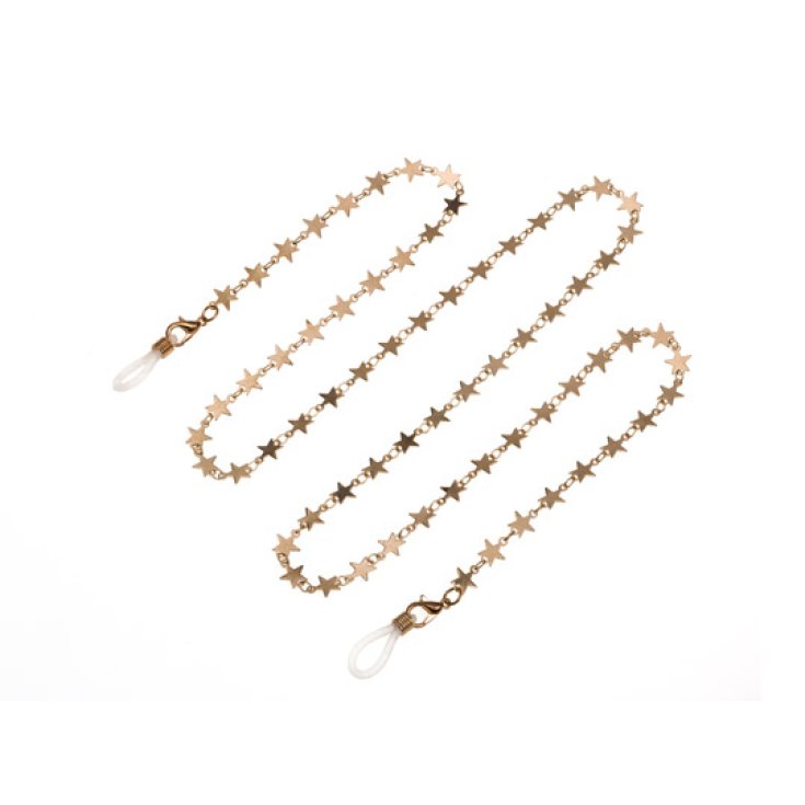 Catenina Portaocchiali Stelle/Oro Contacta® 1 Pezzo