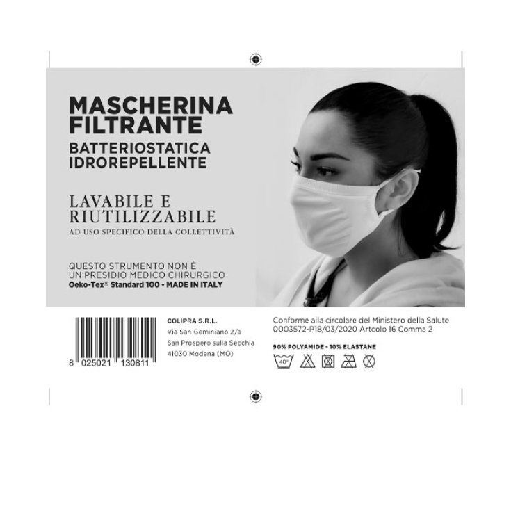 Mascherina Protettiva Lavabile In Cotone 1 Pezzo