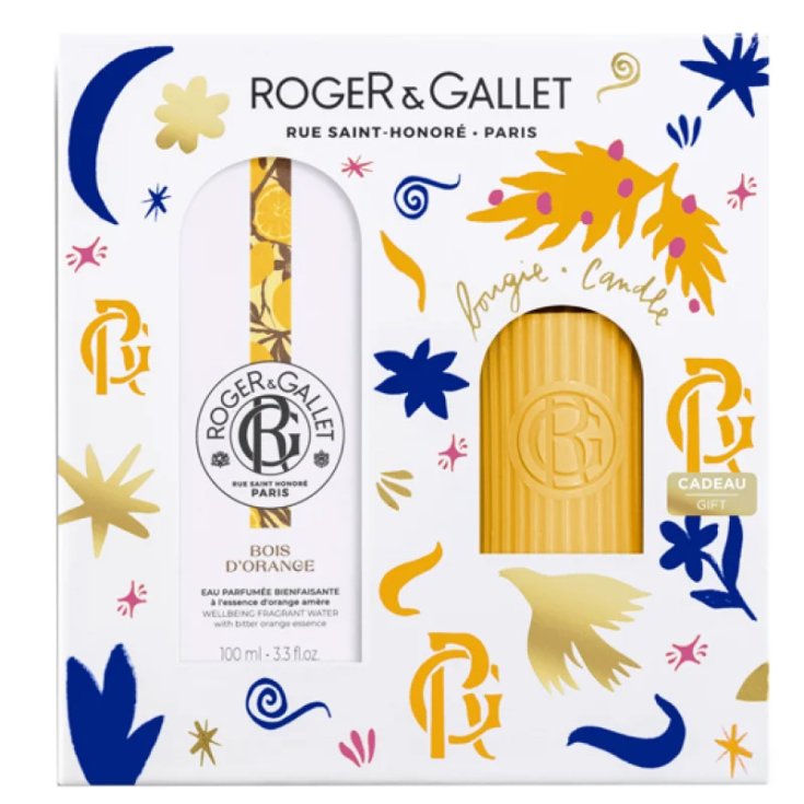 Set Natale Bois D'Orange 100ml+Candela Roger&Gallet