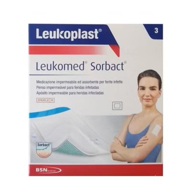 Leukomed Sorbact 5x7,2cm 5 Pezzi