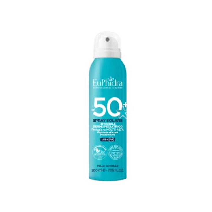 Spray Solare Invisibile Bambini SPF50+ Euphidra 200ml