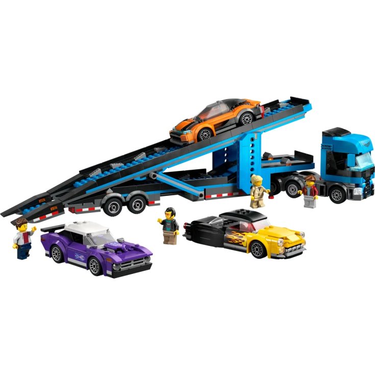 Camion Trasportatore con Auto Sportive LEGO