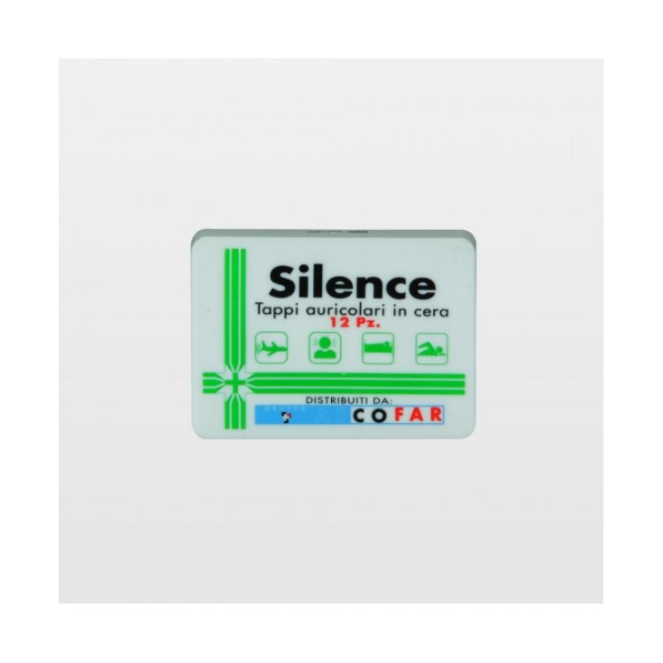 Silence Tappo Auricolare In Cera As.Co.Far.12 Pezzi