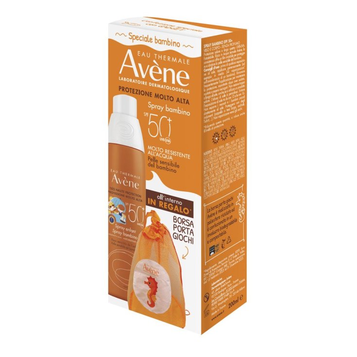 Kit Solare Spray Bambini Spf50+ Con Gadget Avène 200ml