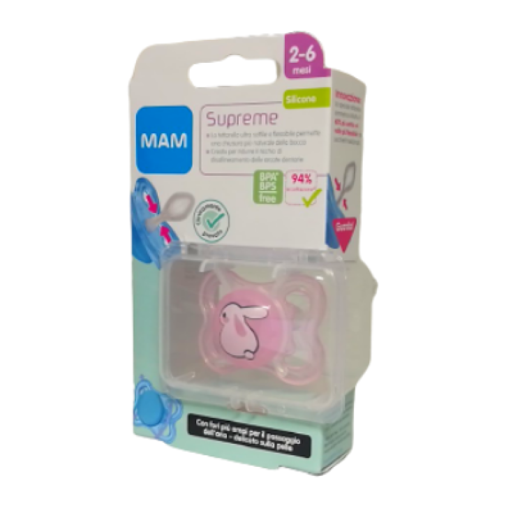 Supreme MAM 2-6 Mesi 1 Succhietto Rosa