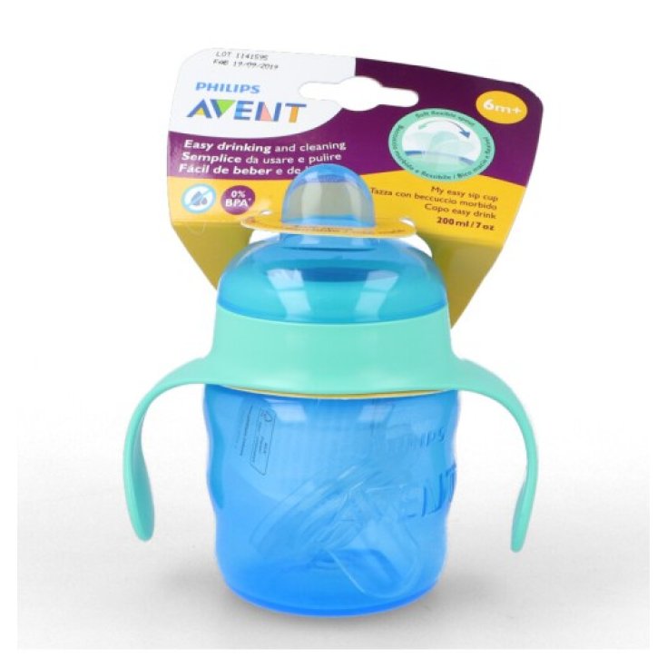 Tazza con Beccuccio Azzurro Avent 6m+