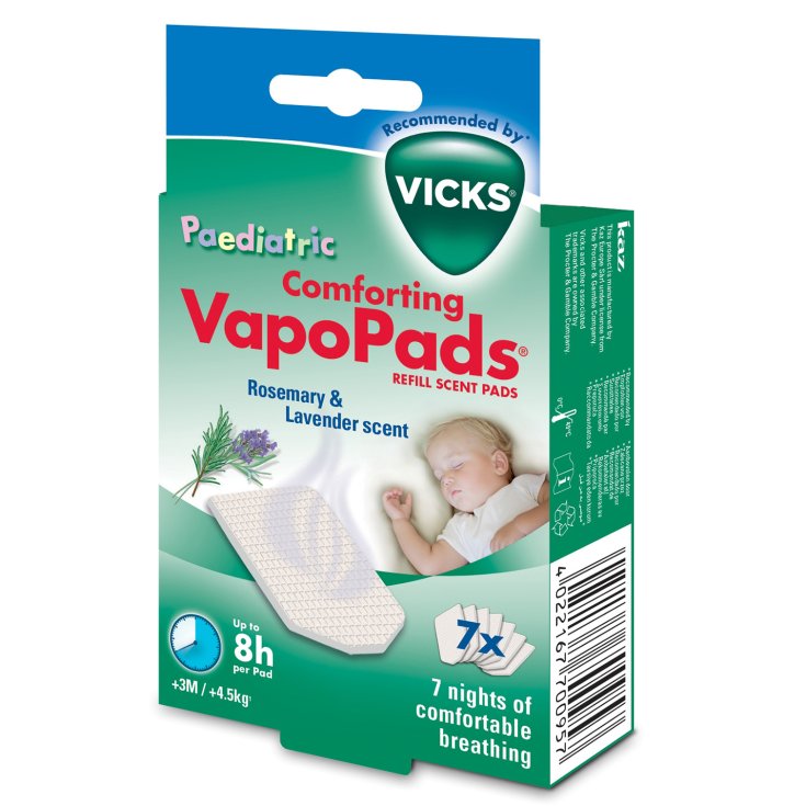 VapoPads Rosmarino & Lavanda VICKS 7 Pezzi