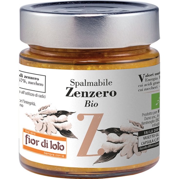 Zenzero Spalmabile Bio fior di loto 190g