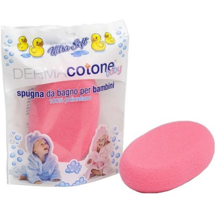 Spugna Ultra Soft Rosa DermaCotone Baby 1 Pezzo