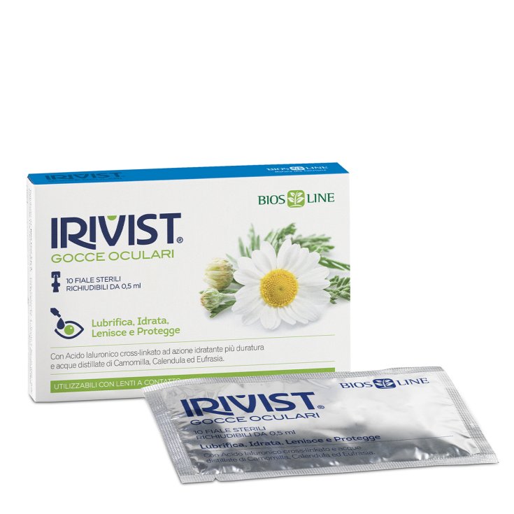 IRIVIST Gocce Oculari BIOS LINE 10 Fiale Sterili