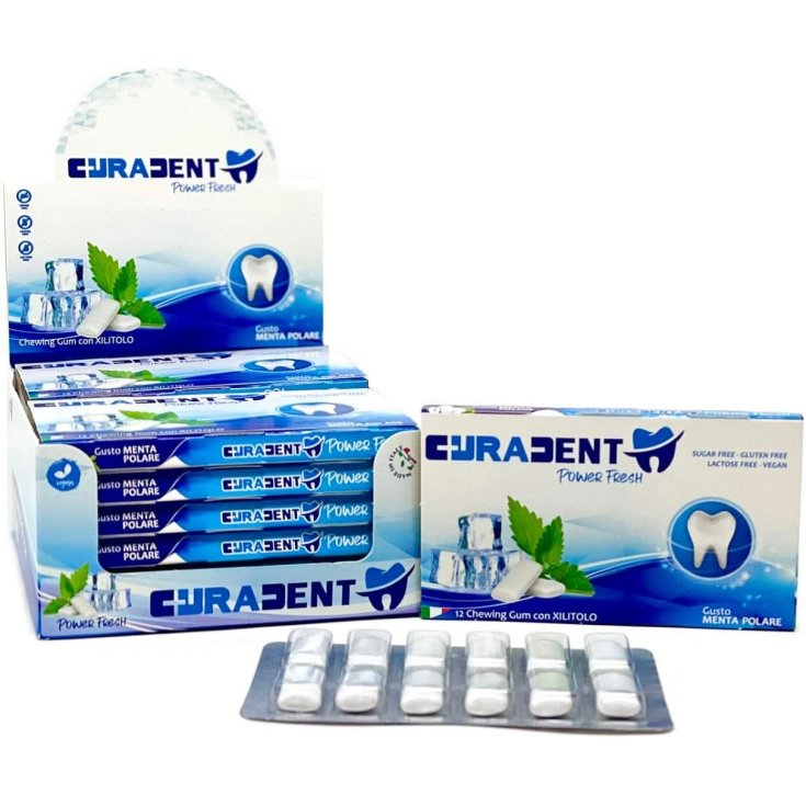 Chewing Gum POwer Fresh CuraDent 12 Pezzi