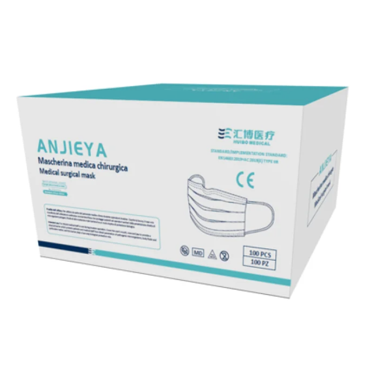 Mascherina Chirurgica Per Adulti Anjieya 100 Pezzi