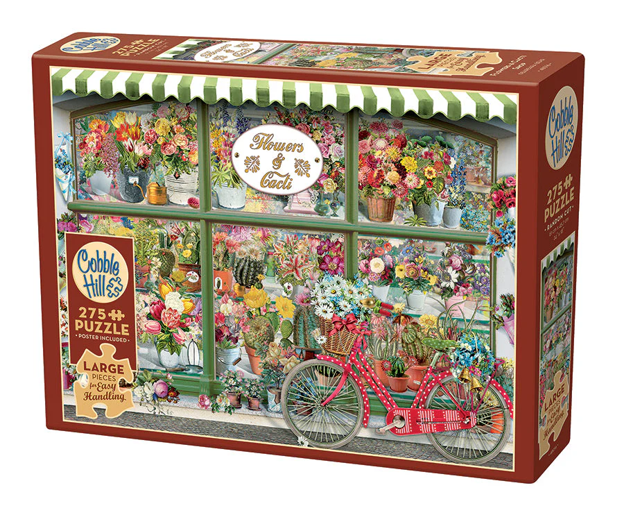 Flowers and Cacti Shop | Easy Handling 275 Piece