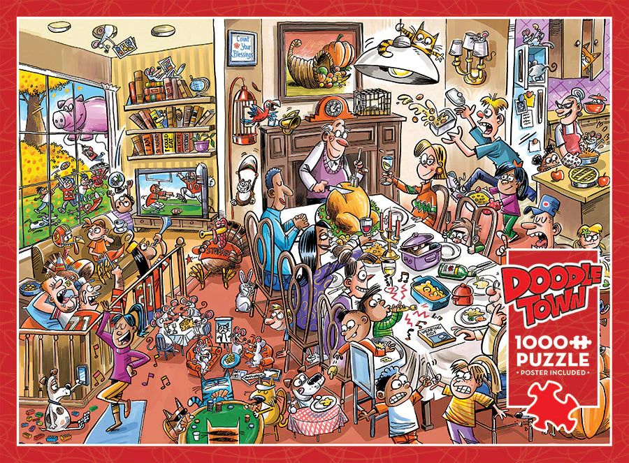 DoodleTown: Thanksgiving Togetherness | 1000 Piece