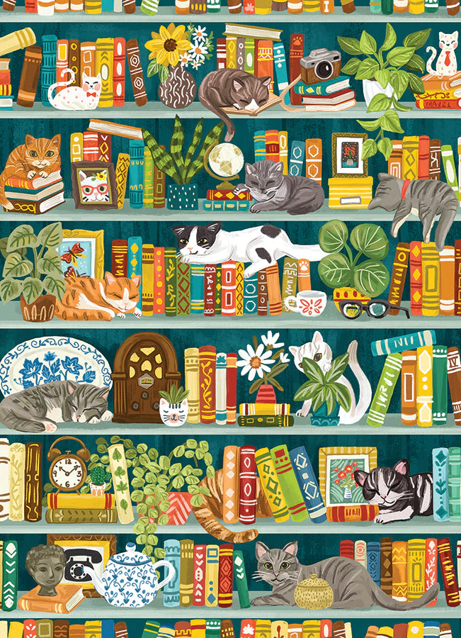 The Purrfect Bookshelf | 1000 Piece