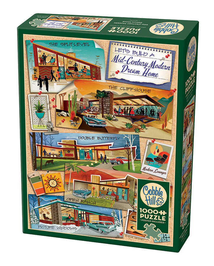 Mid-Century Modern Dream Home | 1000 Piece