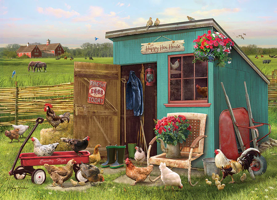 Happy Hens (tray) | 35 Piece Tray