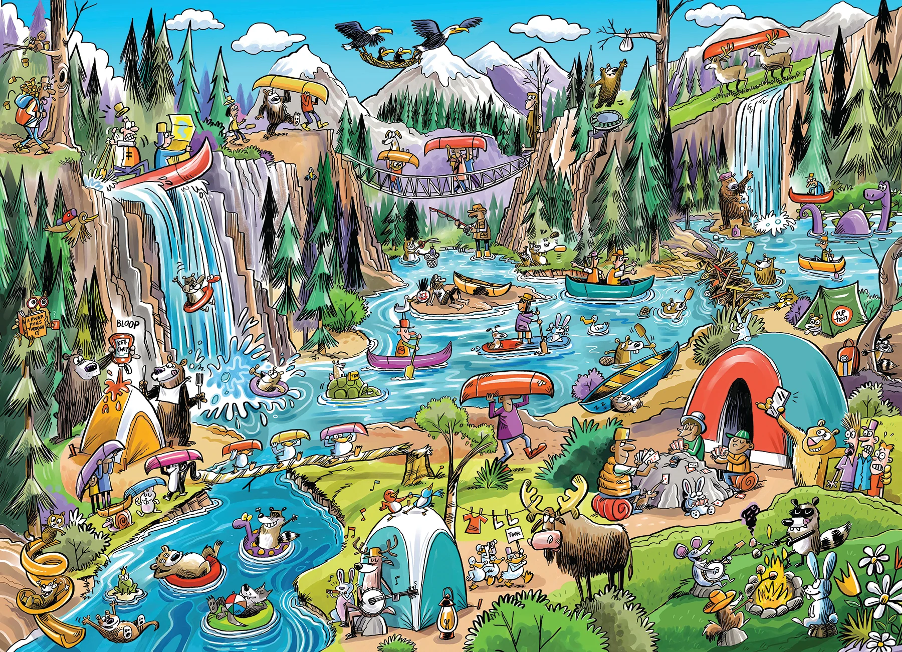 DoodleTown: Portage Pandemonium | 1000 Piece