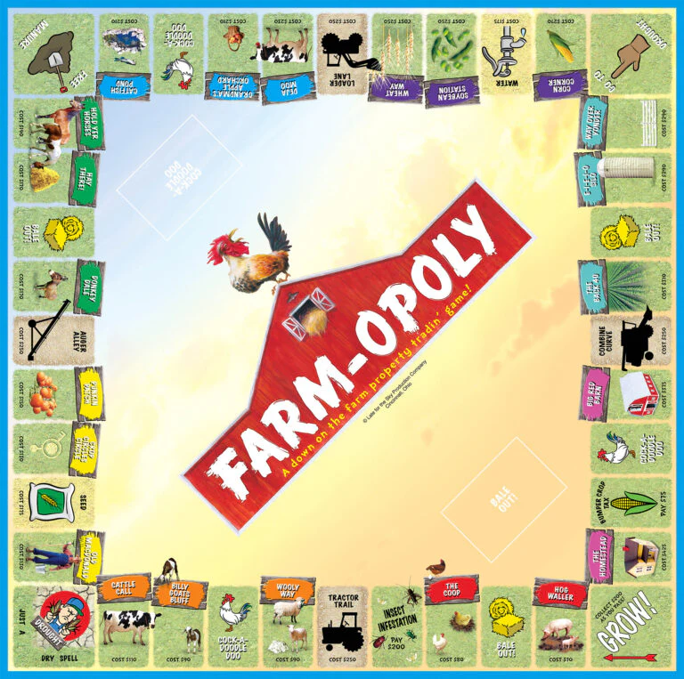 Farm-Opoly Board Game