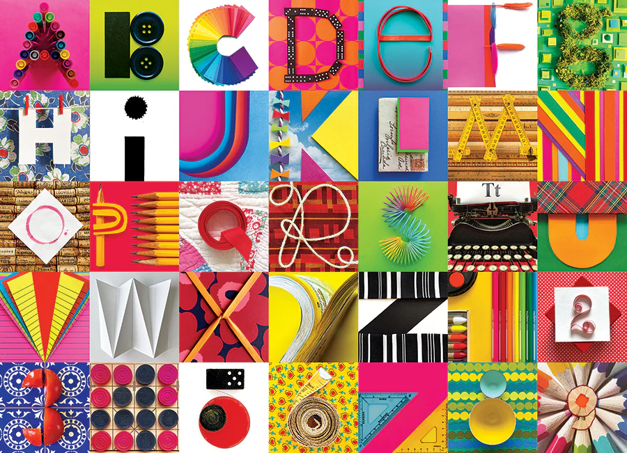 Found Alphabet | 1000 Piece