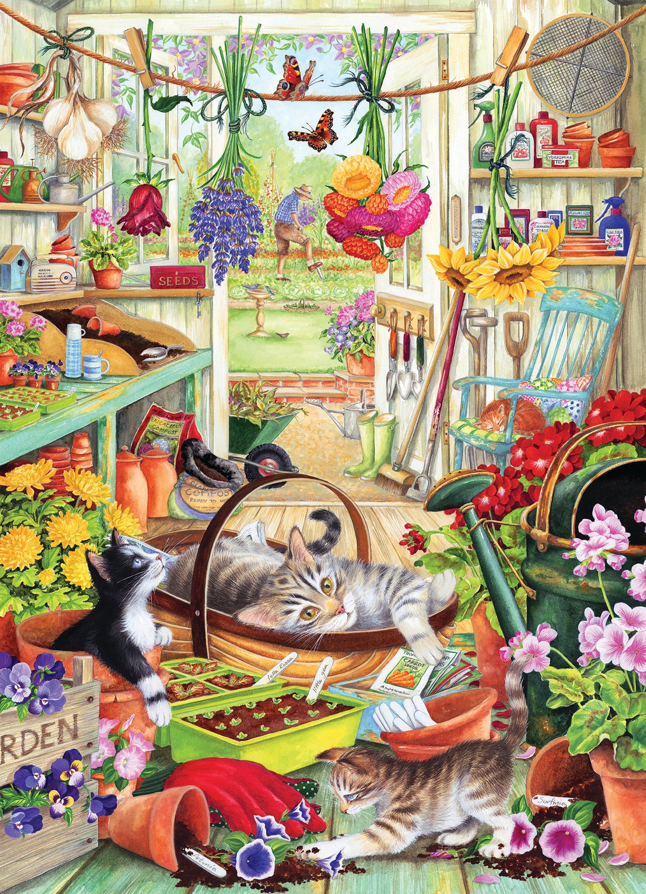 Potting Shed Cats | 500 Piece