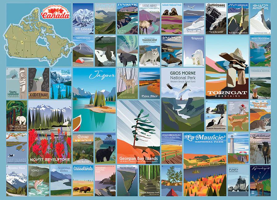 National Parks and Reserves of Canada | 1000 Piece