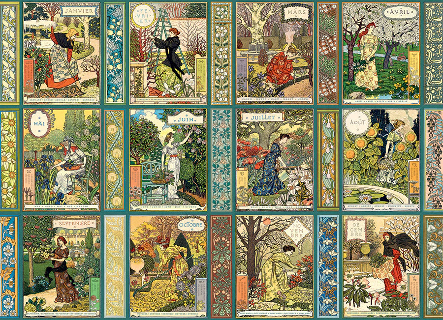 Jardiniere: A Gardener's Calendar | 1000 Piece