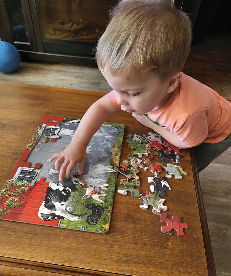 Red Barn Farm (tray) | 35 Piece Tray