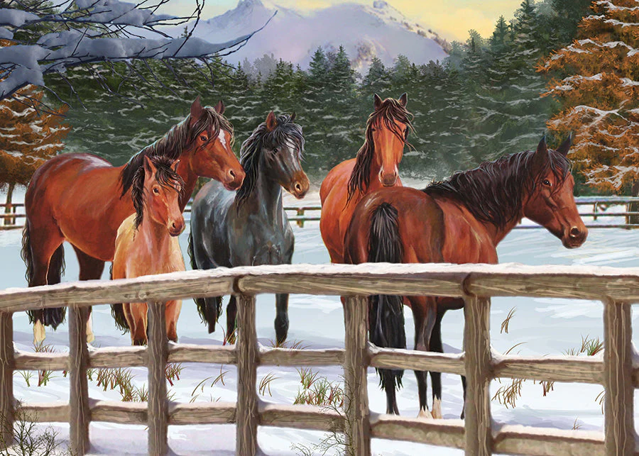 Snowy Pasture (tray) | 35 Piece Tray