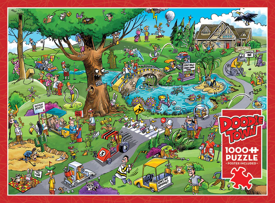DoodleTown: Par for the Course | 1000 Piece