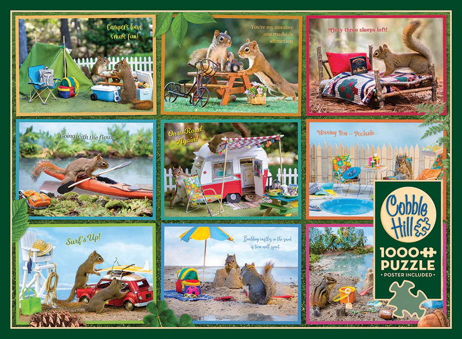 Squirrels on Vacation | 1000 Piece