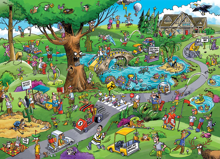DoodleTown: Par for the Course | 1000 Piece