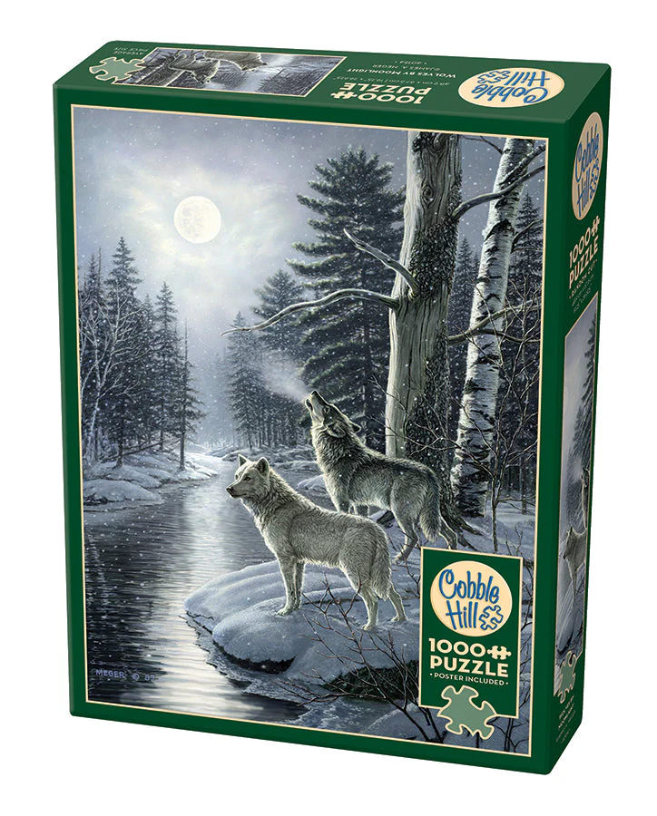 Wolves by Moonlight | 1000 Piece