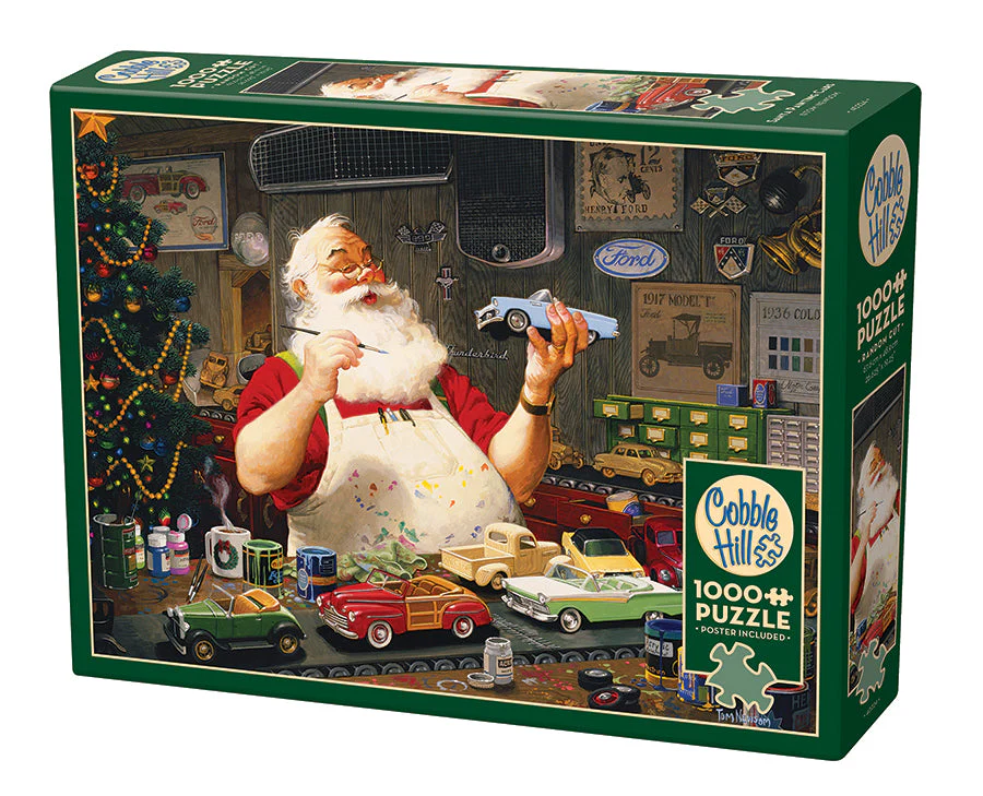 Santa Painting Cars | 1000 Piece