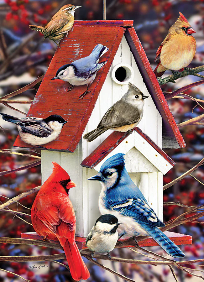 Winter Birdhouse | 500 Piece