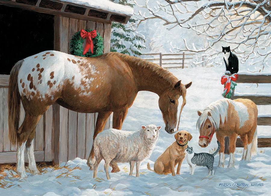 Winter Barnyard (Family) | Family Pieces 350