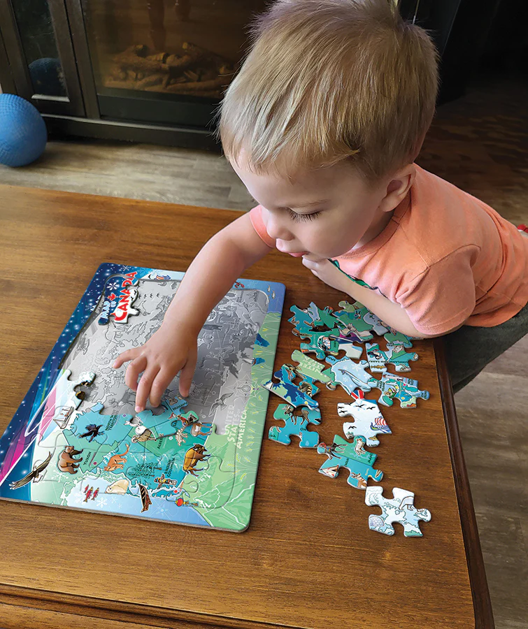 Canada Map (tray) | 35 Piece Tray