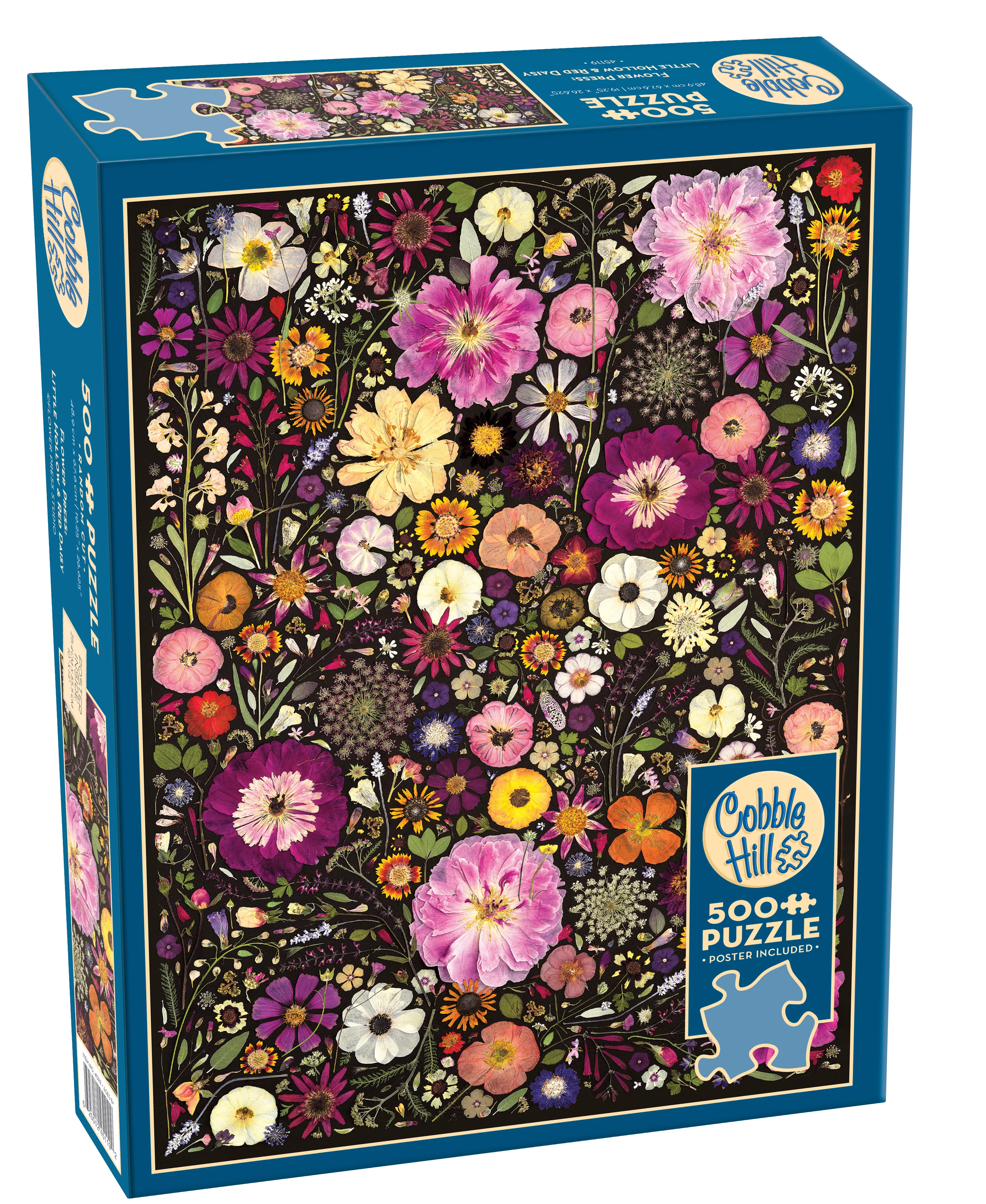 Flower Press: Little Hollow & Red Daisy | 500 Piece