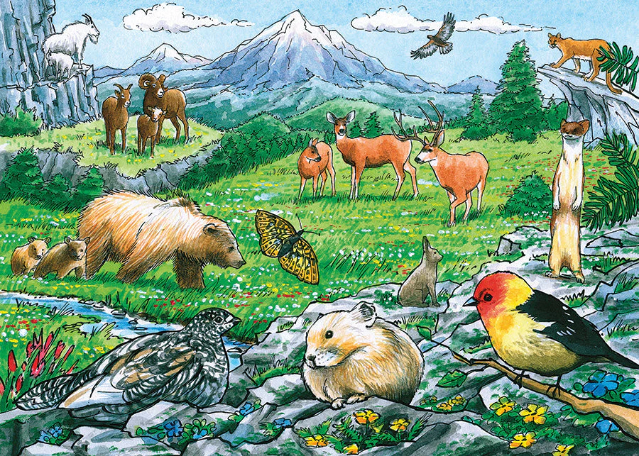 Rocky Mountain Wildlife (tray) | 35 Piece Tray