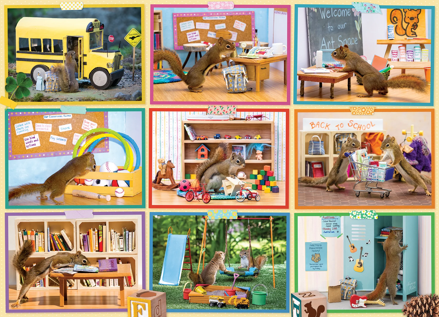 Squirrels at School | 1000 Piece