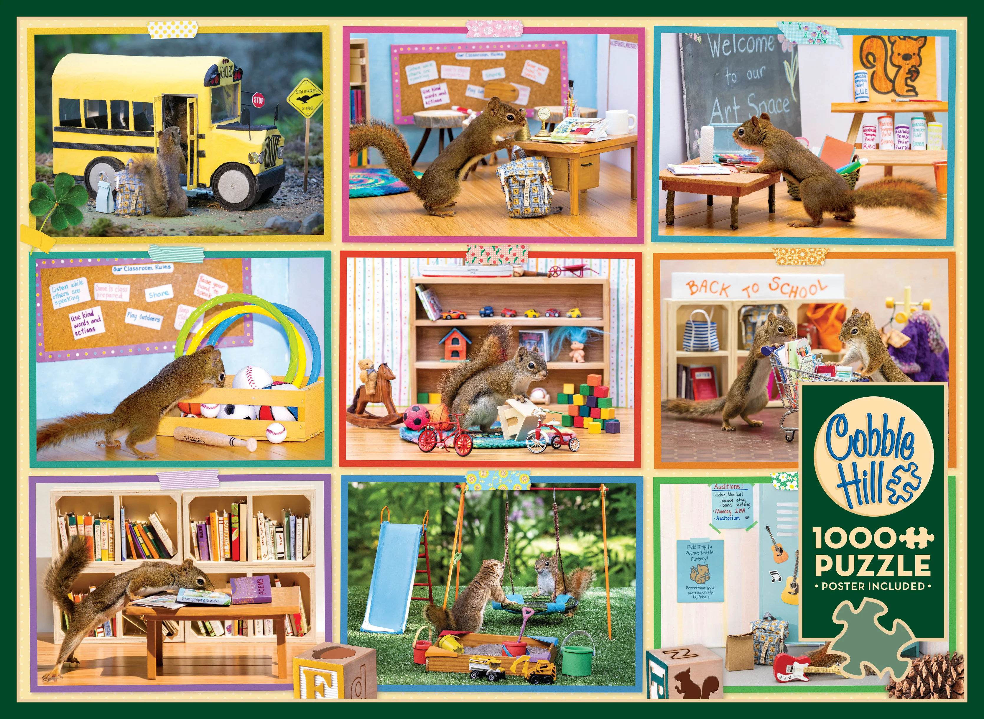 Squirrels at School | 1000 Piece