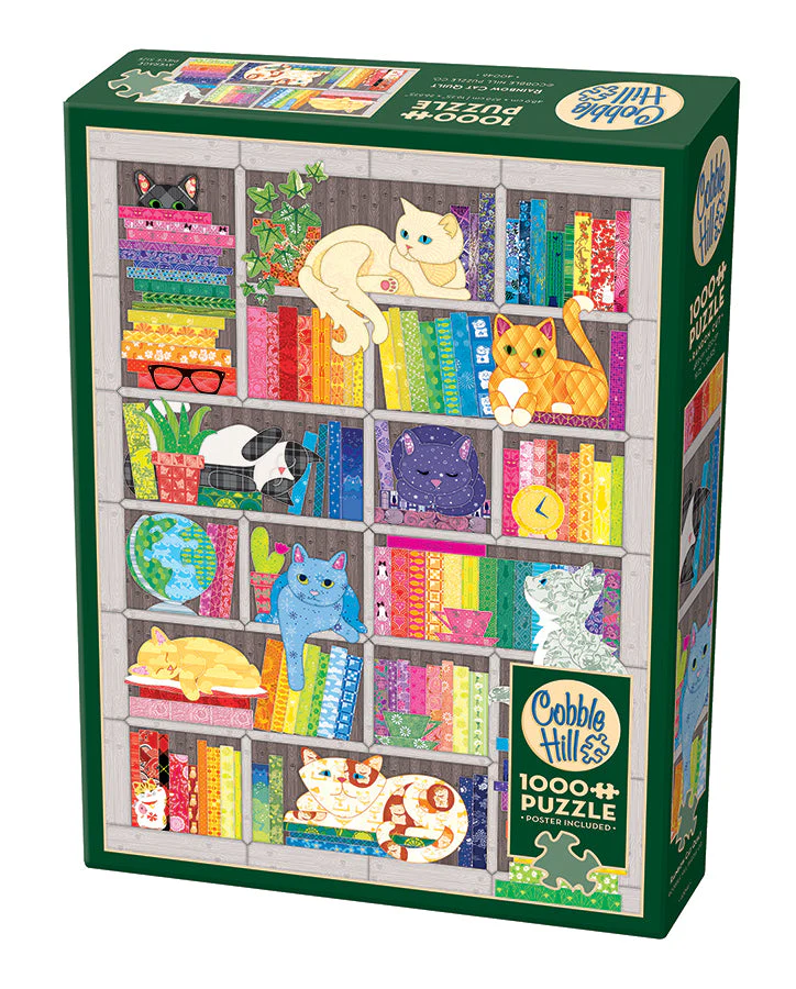 Rainbow Cat Quilt | 1000 Piece
